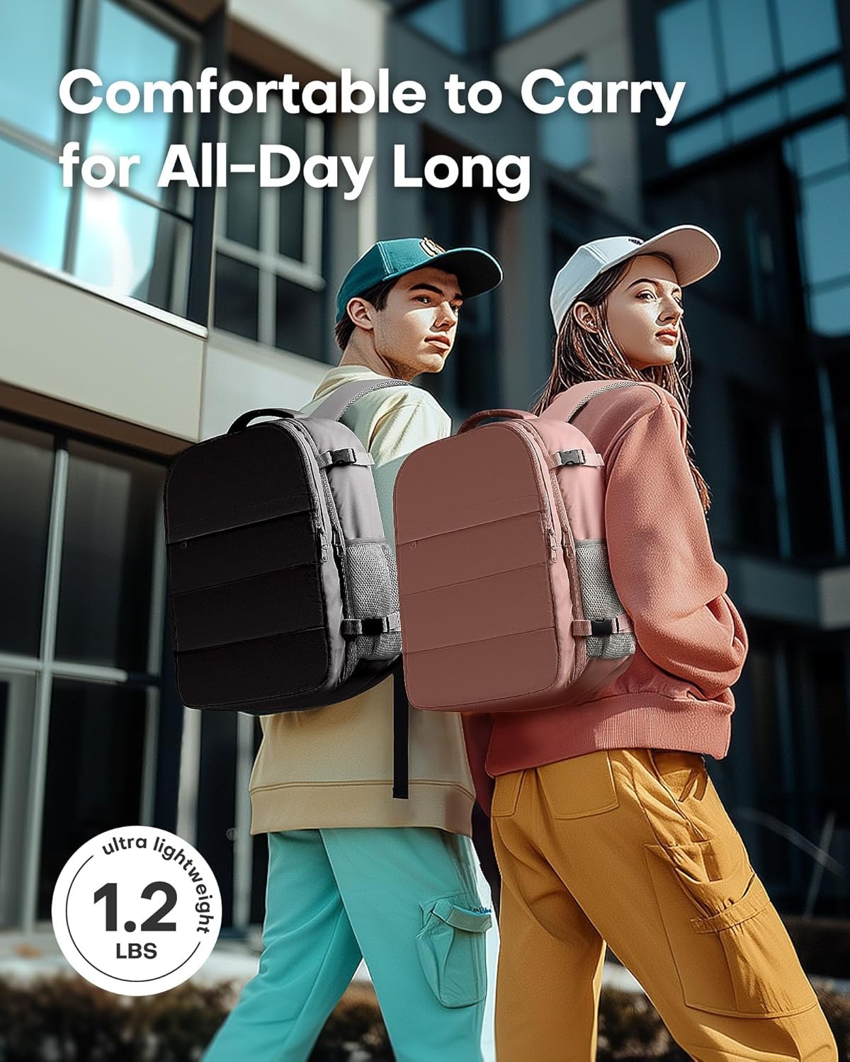 Private Label Flight Approved Travel Backpack for Men and Women Custom Logo Carry-On Luggage for 15.6