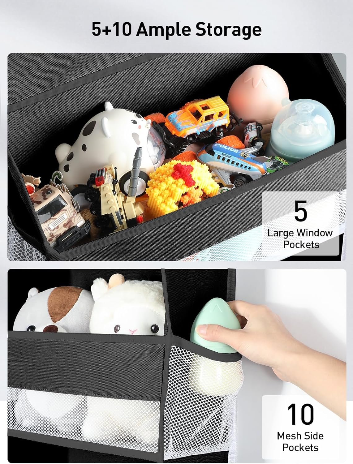 Private Label 1 Pc Over the Door Organizer with 5 Bins and 10 Side Pockets Custom Logo 44lbs Load Hanging Bathroom Bedroom Nursery Newborn Baby Essentials from Manufacturer Black Private Label 1 Pc Over the Door Organizer with 5 Bins and 10 Side Pockets Custom Logo 44lbs Load Hanging Bathroom Bedroom Nursery Newborn Baby Essentials from Manufacturer Black