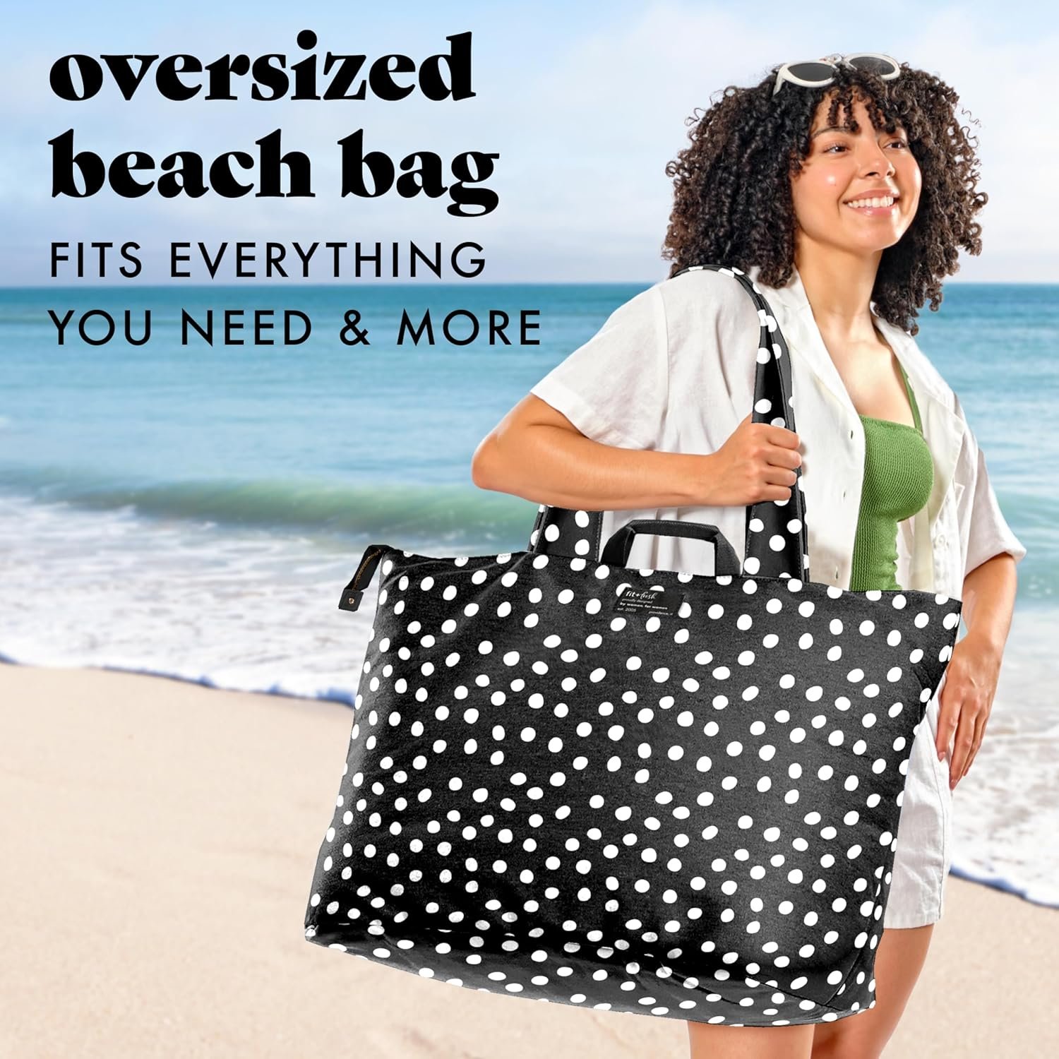 Private Label Large Beach Bag for Women - Custom Logo Extra Large Travel Tote Manufacturer With Pockets
