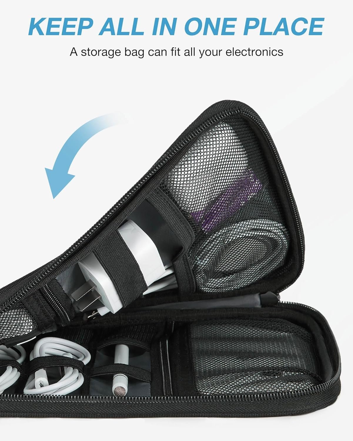 Custom Logo Large Electronics Travel Organizer Case Private Label Tech Accessories Cord Storage Bag Manufacturer for Phone Power Bank SD Card Cables Black Custom Logo Large Electronics Travel Organizer Case Private Label Tech Accessories Cord Storage Bag Manufacturer for Phone Power Bank SD Card Cables Black