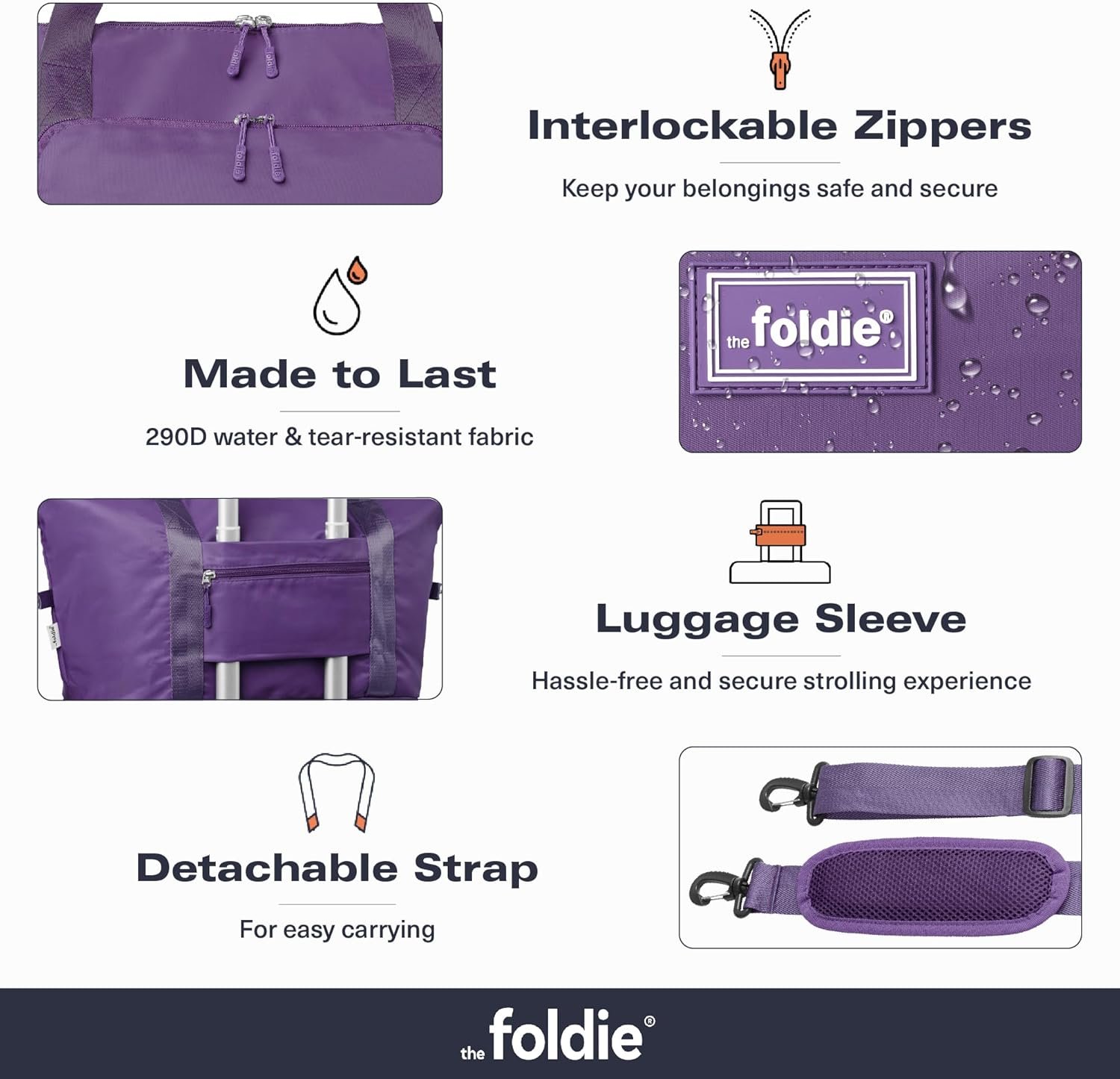 Private Label Foldable Travel Bag for Women - 40L Weekender with Custom Logo Multiple Pockets - Expandable Carry-On Manufacturer