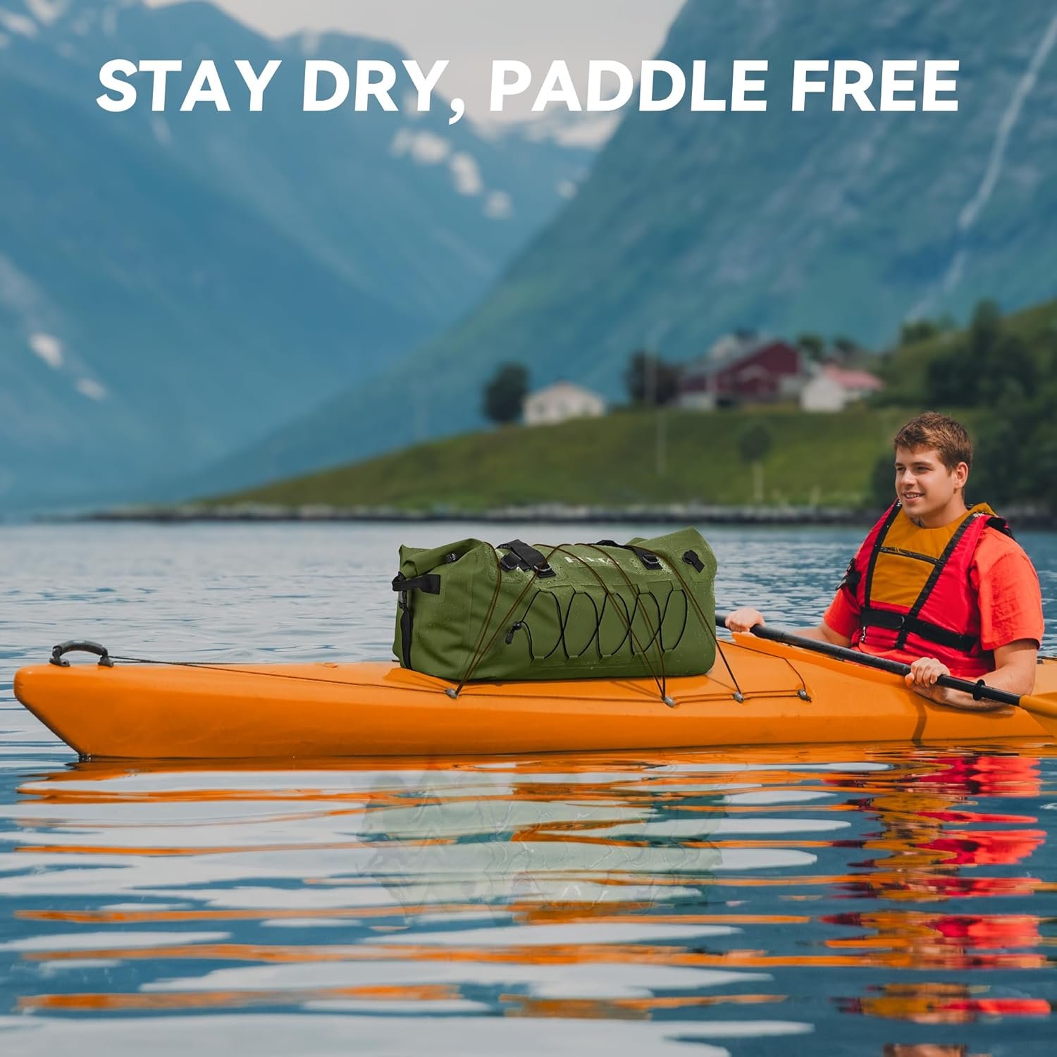 Custom Logo Waterproof Duffel Bag Motorcycle Dry Bag Backpack 60L/80L Extra Large Rolltop Travel Duffel Bag with Straps & Handles Private Label for Kayaking Rafting Boating Canoeing Camping Gym Beach Cruise Ship Manufacturer