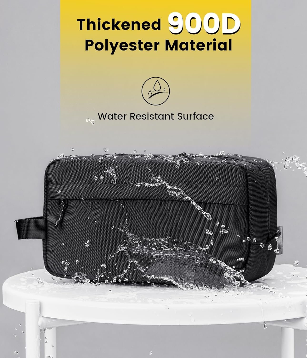 Custom Logo Hanging Water Resistant Travel Toiletry Bag for Men Private Label Toiletries Accessories Manufacturer