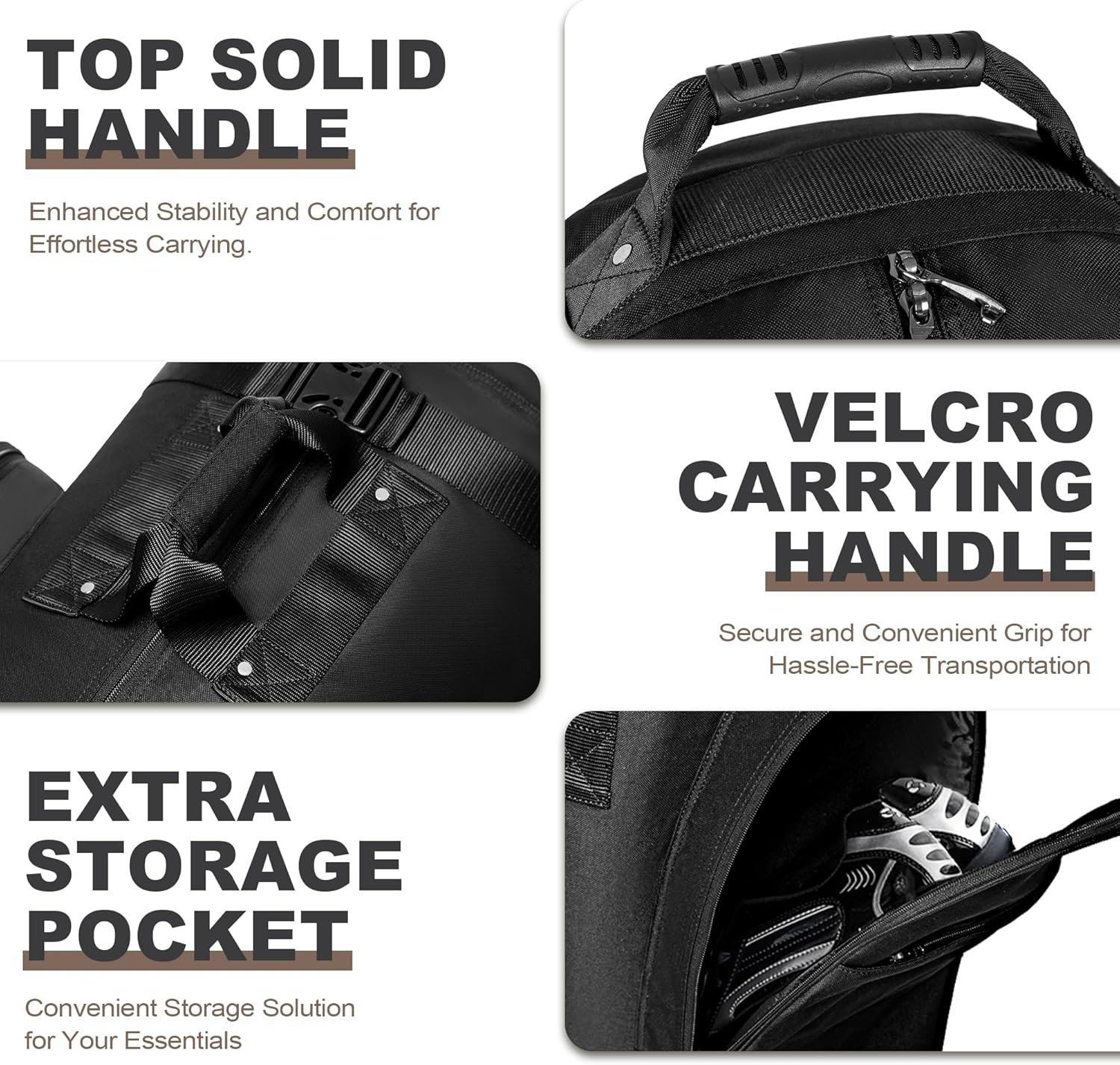 Custom Logo Golf Travel Bag Heavy Duty 600D Polyester Oxford Wear-Resistant Excellent Zipper Universal Size with Wheels Private Label Soft-Sided Golf Club Travel Cover Manufacturer