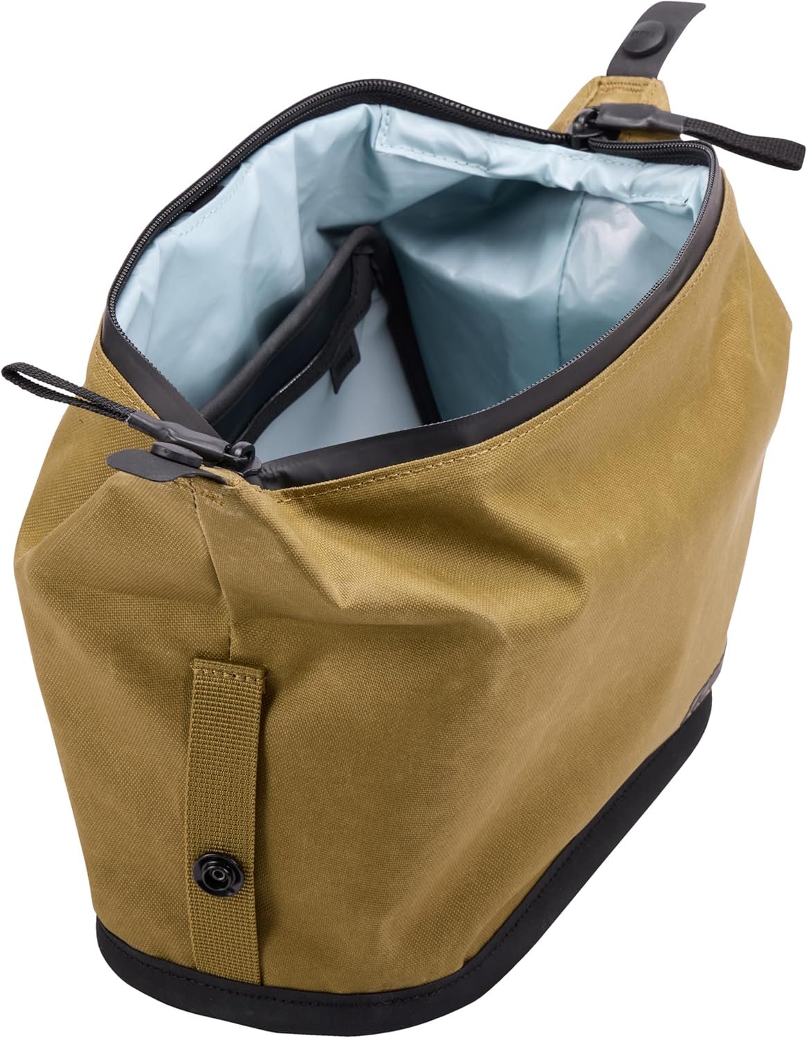 Custom Logo Water-Resistant Toiletry Bag for Toiletries Makeup & Shaving Essentials with Removable Liquids Bag - Private Label Easy to Clean Snap Loop for Hanging - Waxed PFC-Free Fabric Manufacturer