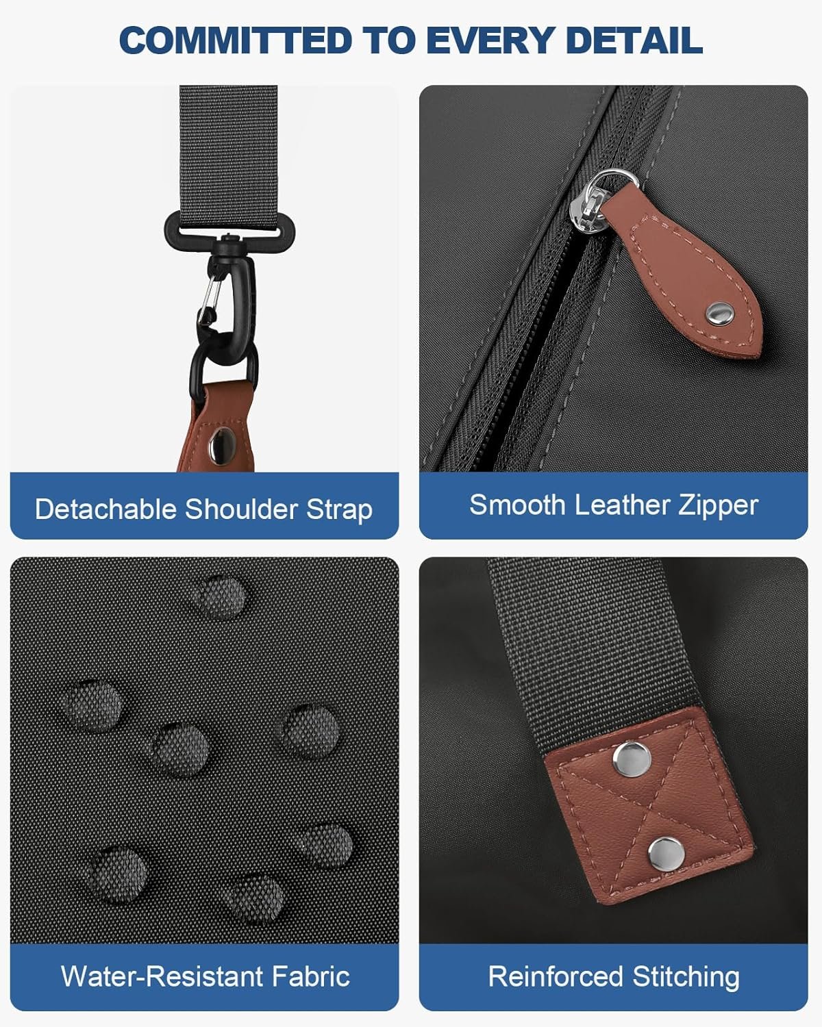 Private Label Waterproof Travel Duffle Bag with Custom Logo Toiletry Bag Lightweight Carry-On Weekender Overnight Hospital Gym Bag Factory for Women Men Airplanes Sports