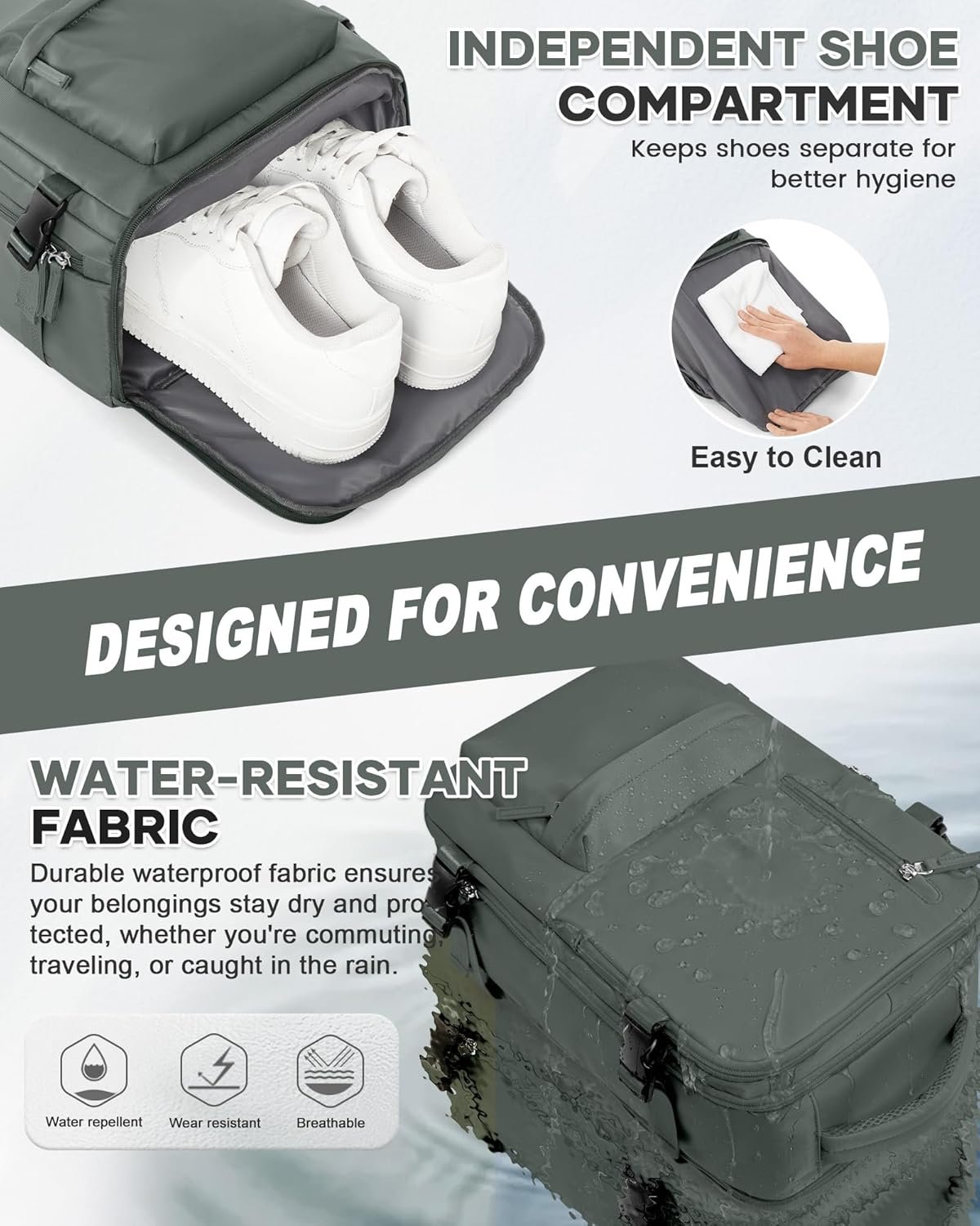 Custom Logo Large Carry-On Flight Approved Travel Laptop Business Backpack Private Label for Women Men Mochila de Viaje Factory