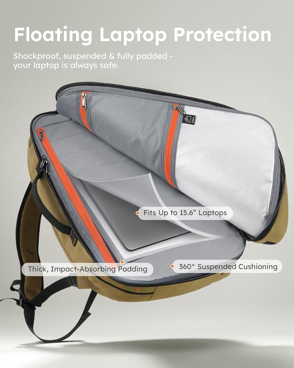 Custom Logo 40L-50L Travel Backpack for Men and Women Carry On with Wet Dry Compartment TSA Approved Laptop Compartment Fits 15.6 Inch Private Label Convertible Expandable Large Rucksack Duffel Bag from Manufacturer for Work Travel