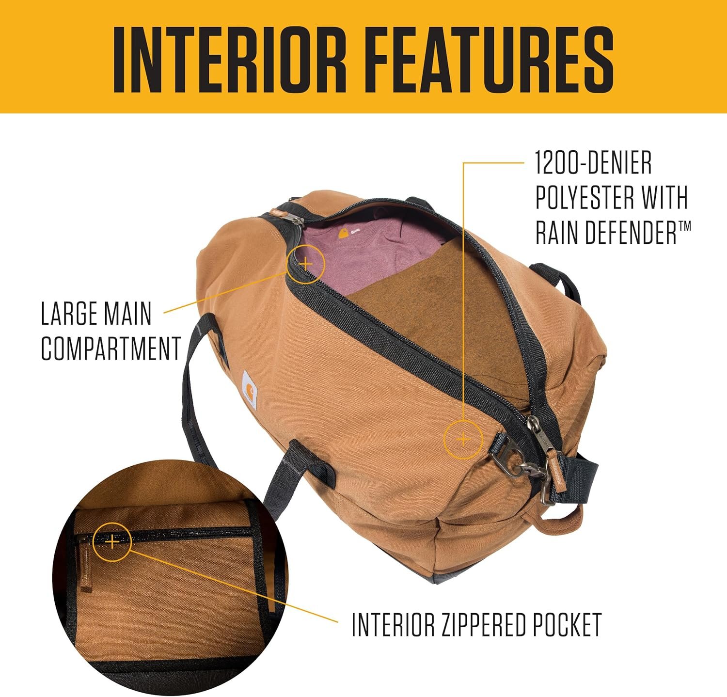 Private Label Classic Heavy-Duty Duffels with Custom Logo from Manufacturer for Jobsite Gym and Travel