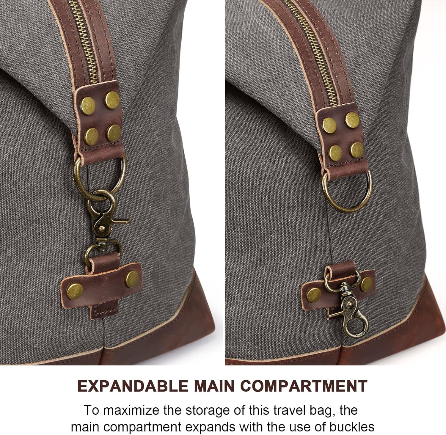 Private Label Canvas Duffel Bag for Travel Carry-On Weekender Custom Logo for Men Manufacturer