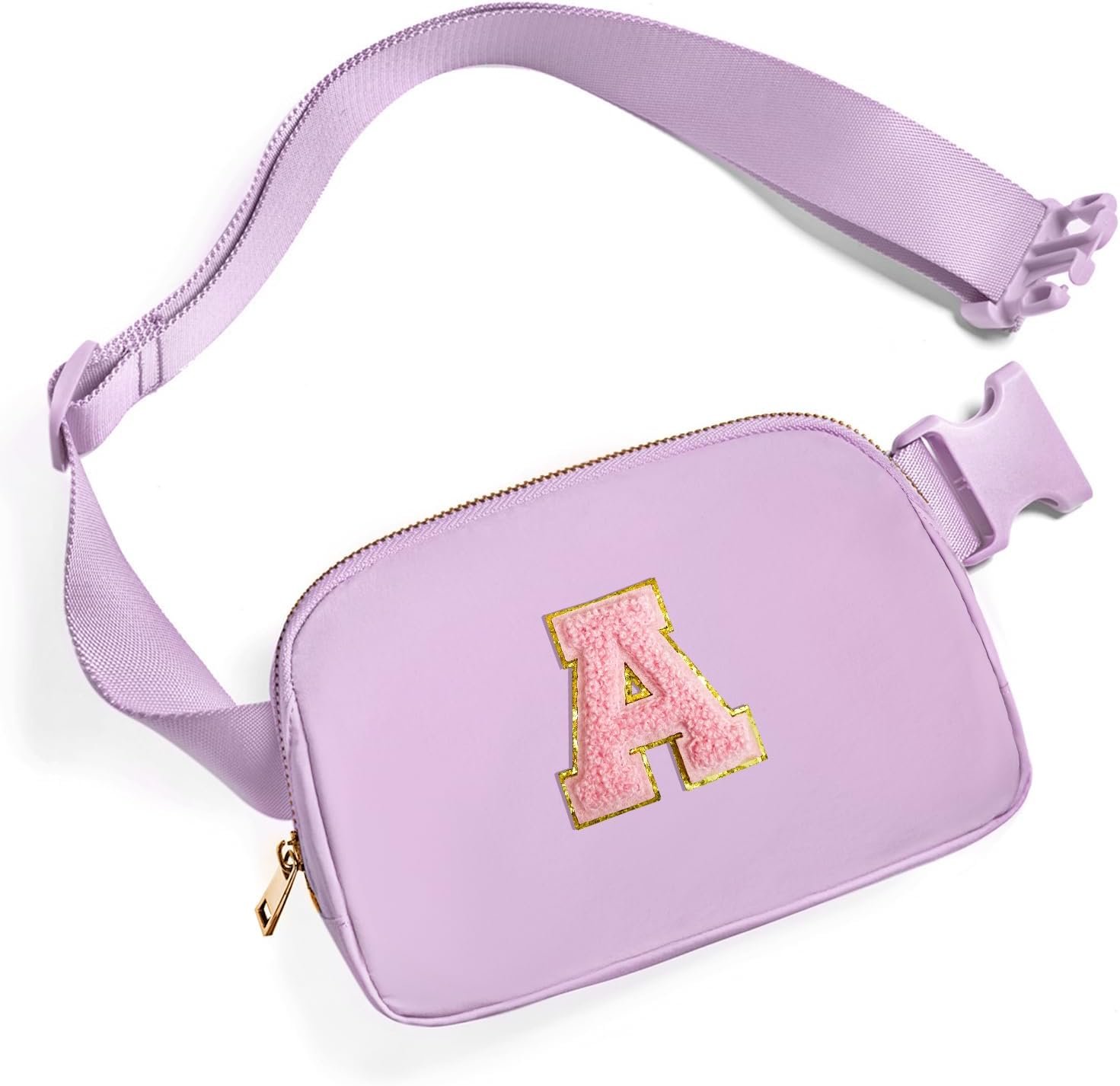 Custom Logo Initial Belt Bag Fanny Pack Crossbody Bag Manufacturer for Girls Age 8-10 Birthday Gifts Trendy Personalized Letter Private Label Gifts for Daughter Sister (Lavender-A) Custom Logo Initial Belt Bag Fanny Pack Crossbody Bag Manufacturer for Girls Age 8-10 Birthday Gifts Trendy Personalized Letter Private Label Gifts for Daughter Sister (Lavender-A)