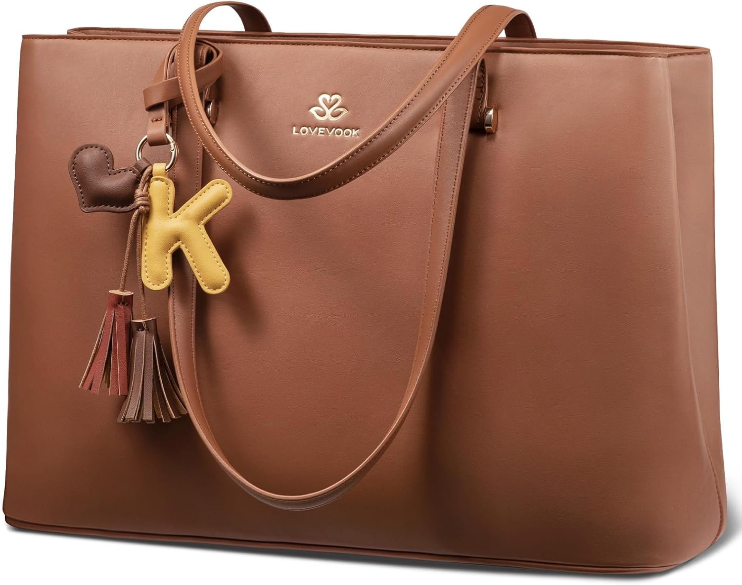 Custom Logo Laptop Tote Bag for Women Private Label Work Tote with Zipper Leather Laptop Bag with Computer Compartment Manufacturer