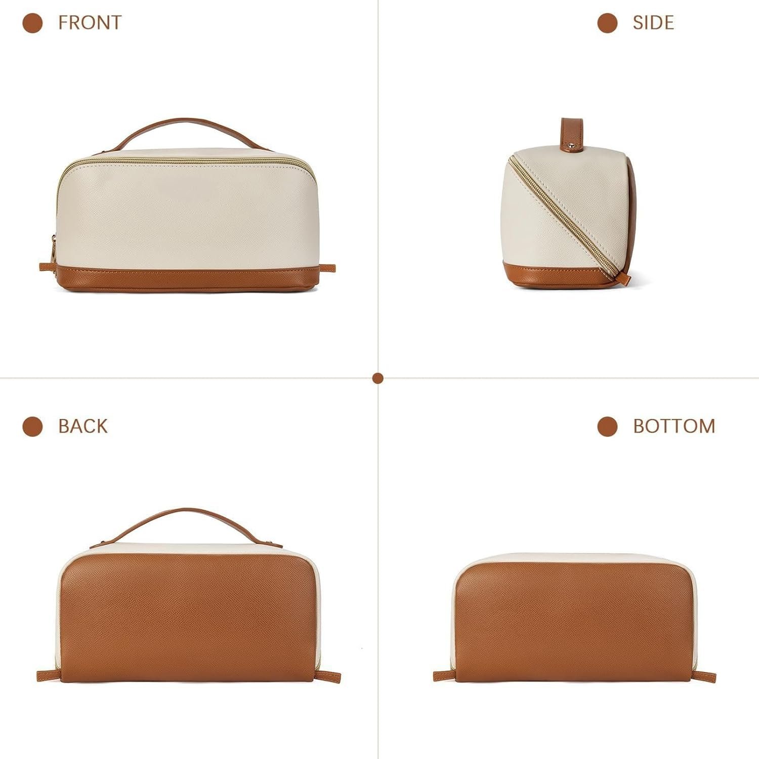 Custom Logo Makeup Bags, Private Label Bulk Cosmetic Toiletry Bags with Compartments Manufacturer