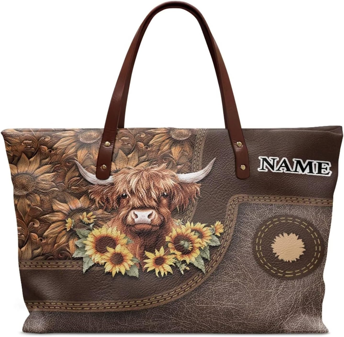 Custom Logo Personalized Top Handle Tote Bag for Women Private Label with Zipper Manufacturer for Excursions Shopping