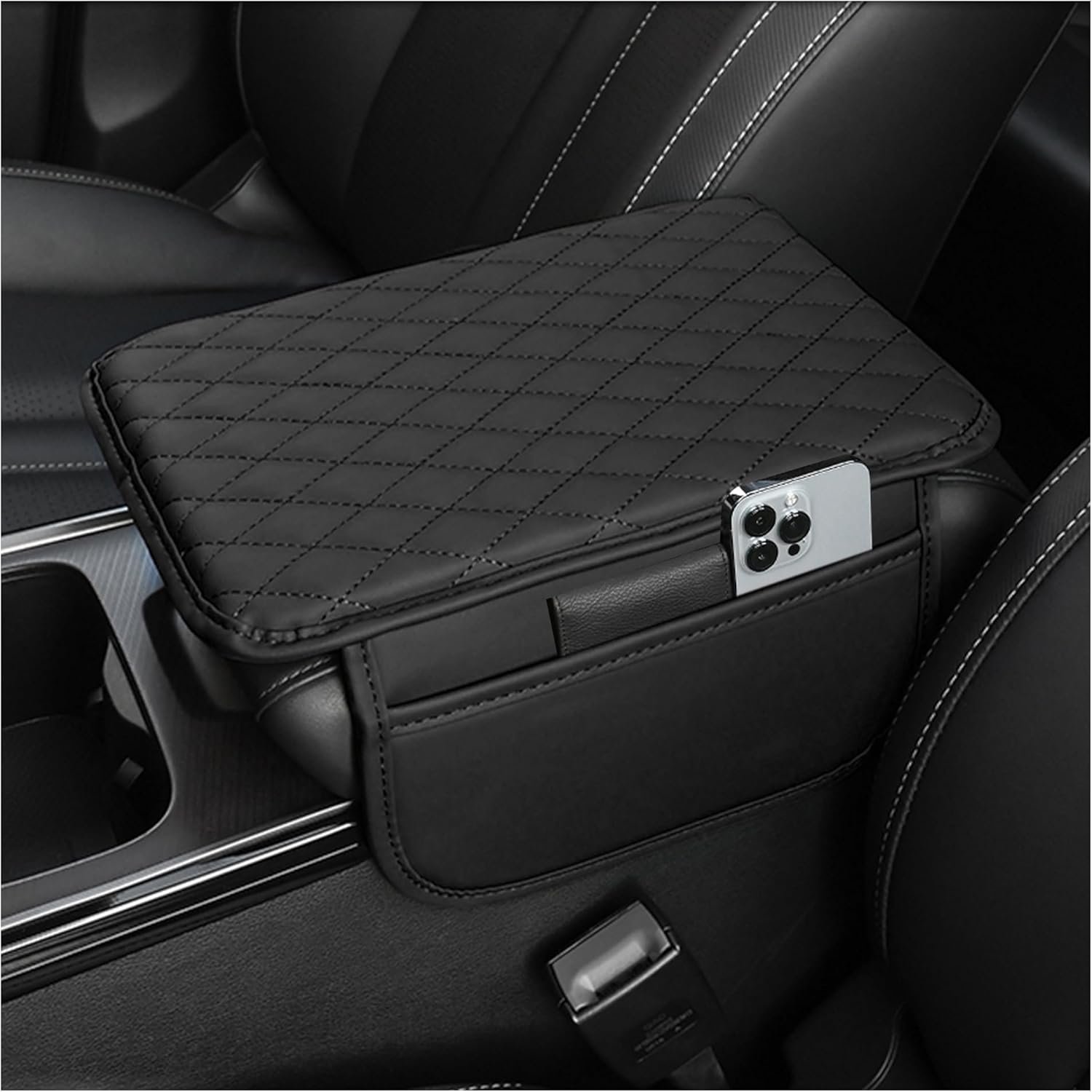 Custom Logo Upgraded Microfiber Leather Car Center Console Armrest Cover Cushion with 2 Storage Bags Private Label Storage Box Interior Accessories for Most Vehicles Manufacturer Black Custom Logo Upgraded Microfiber Leather Car Center Console Armrest Cover Cushion with 2 Storage Bags Private Label Storage Box Interior Accessories for Most Vehicles Manufacturer Black