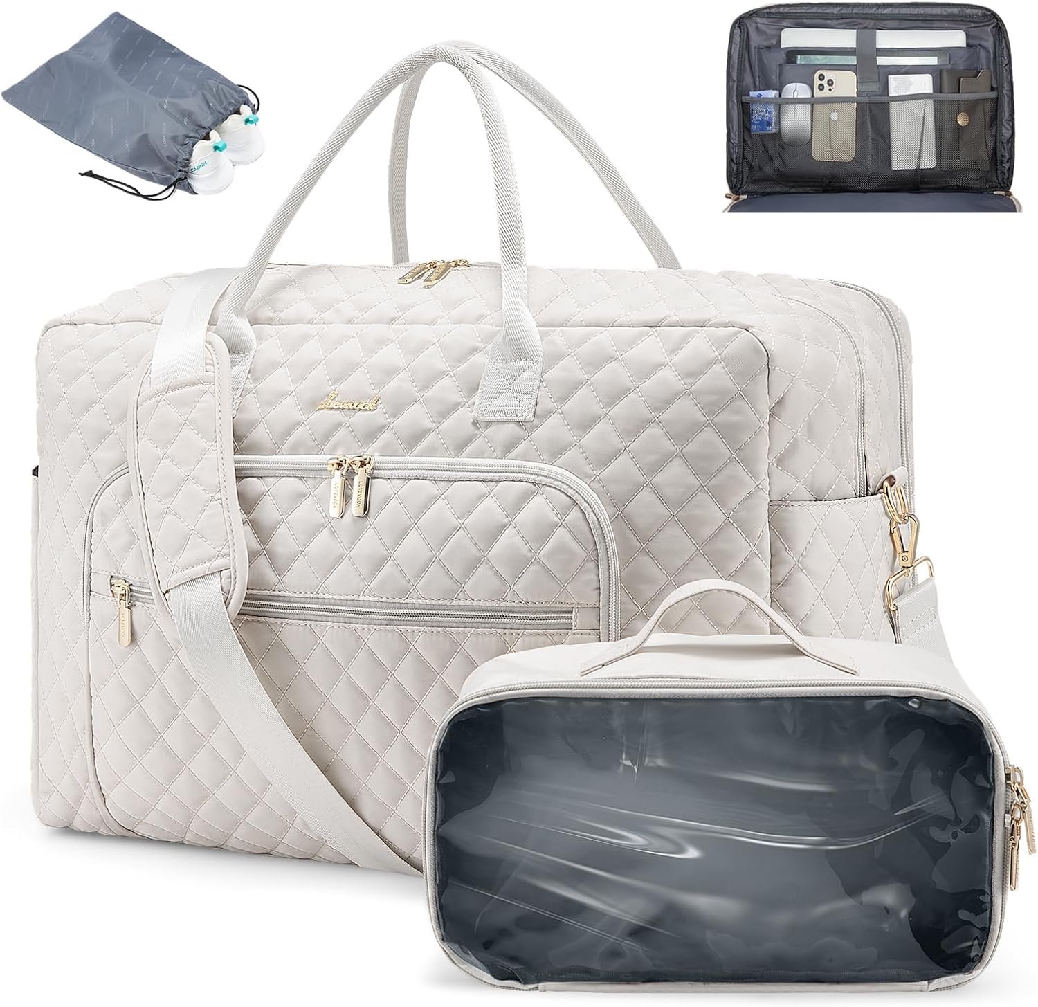 Custom Logo Women's Travel Duffle Bag - Private Label Weekender Carry On Overnight Laptop Gym Bag with Toiletry Shoe Pocket Factory Hospital Labor Bag Custom Logo Women's Travel Duffle Bag - Private Label Weekender Carry On Overnight Laptop Gym Bag with Toiletry Shoe Pocket Factory Hospital Labor Bag