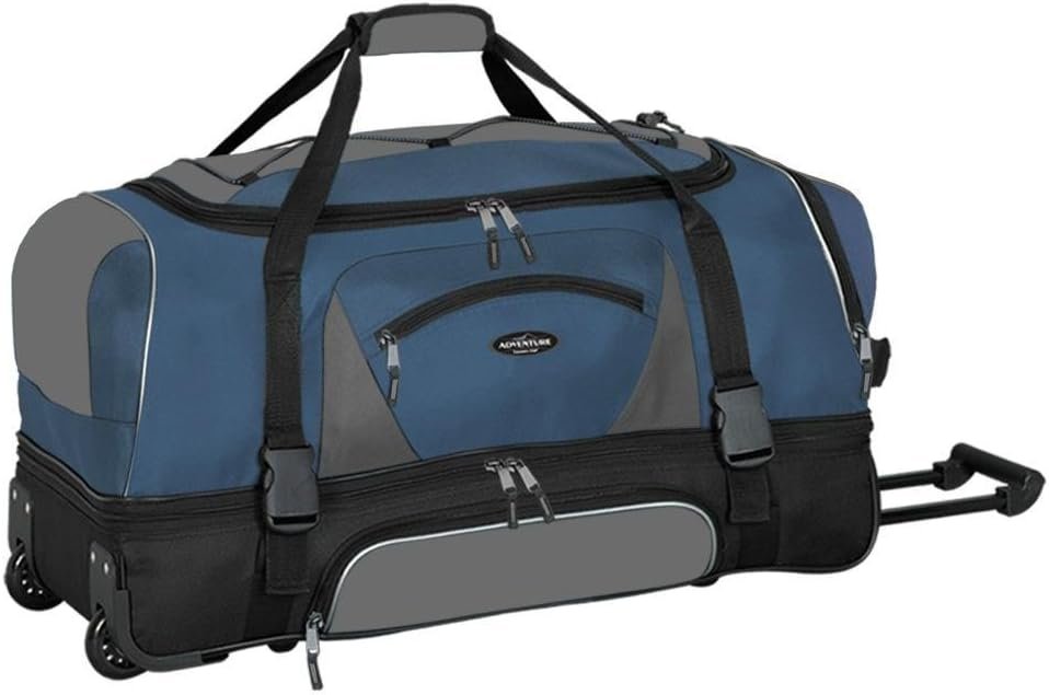 Private Label Adventure Rolling Travel Duffel Bag with Custom Logo from Manufacturer Private Label Adventure Rolling Travel Duffel Bag with Custom Logo from Manufacturer