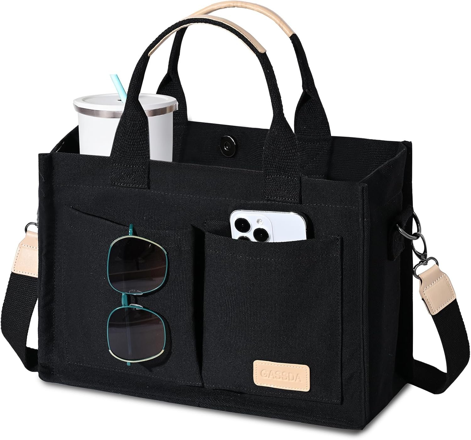 Private Label Canvas Tote Bag for Women Crossbody Work Purse with Custom Logo Pockets Top Handle Handbag Satchel for Travel Nurse Teacher Manufacturer Private Label Canvas Tote Bag for Women Crossbody Work Purse with Custom Logo Pockets Top Handle Handbag Satchel for Travel Nurse Teacher Manufacturer