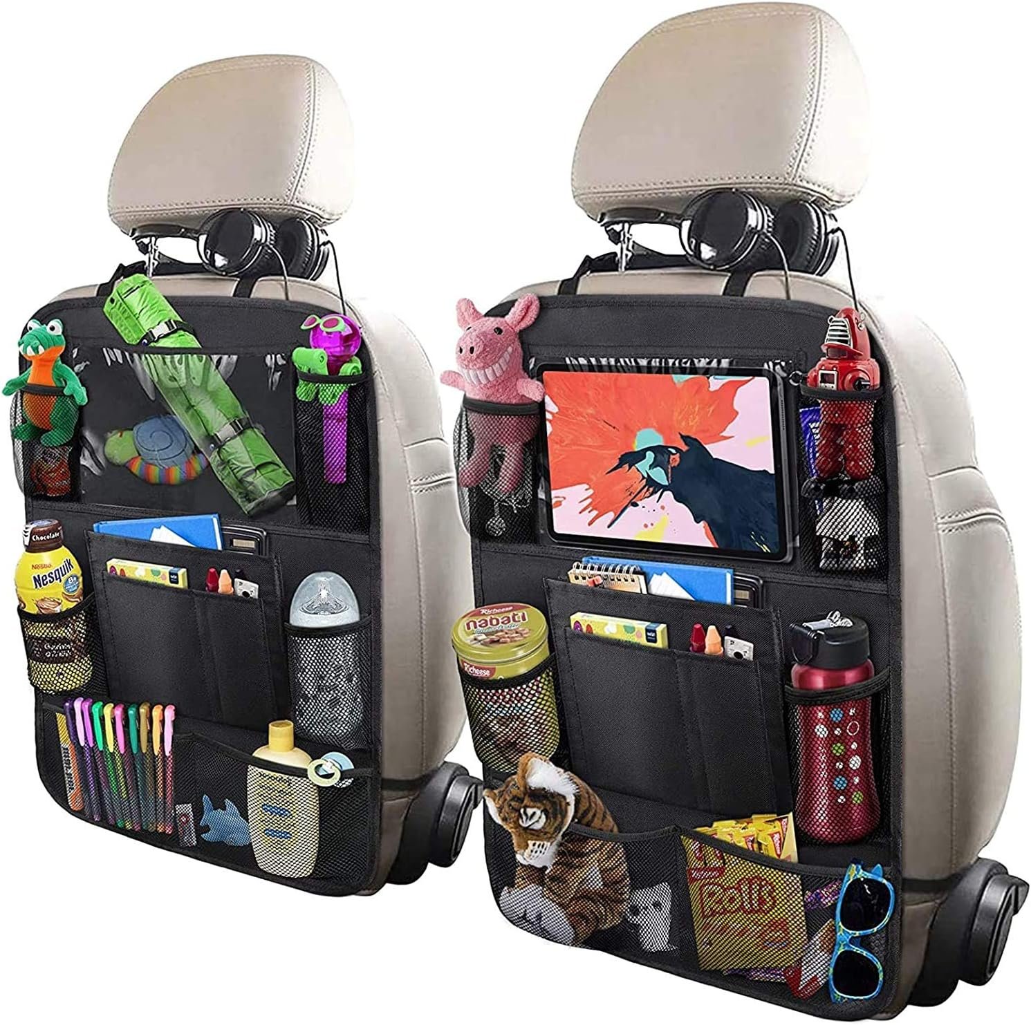 Private Label Car Backseat Organizer with 10