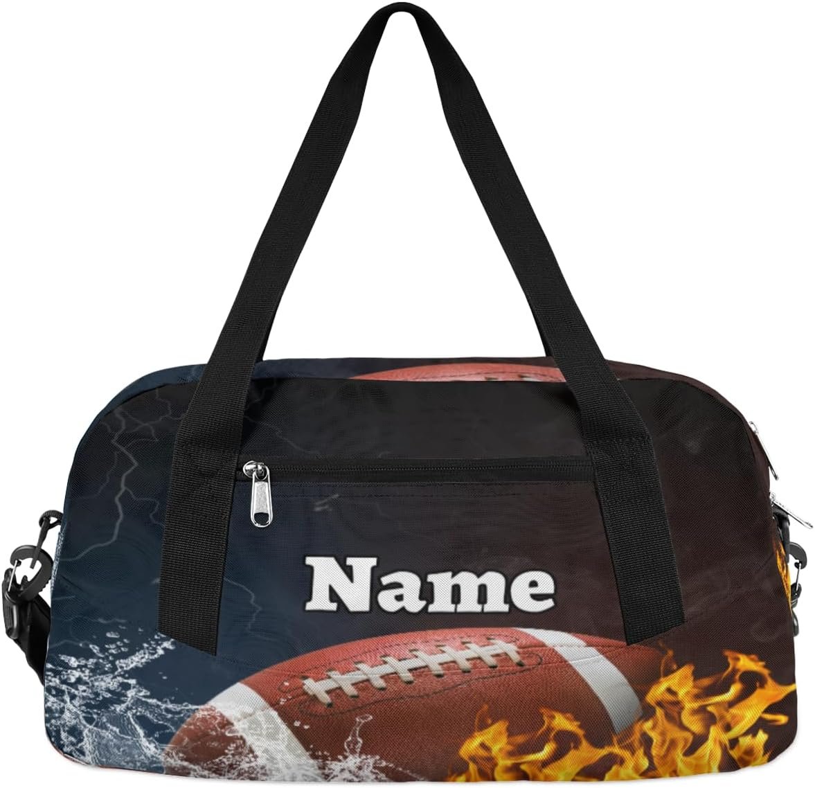 Private Label Football Custom Name Small Duffel Overnight Gym Bag for Men Personalized Travel Weekender Tote Carry-On Dance Bag Custom Logo Brown Orange Manufacturer Private Label Football Custom Name Small Duffel Overnight Gym Bag for Men Personalized Travel Weekender Tote Carry-On Dance Bag Custom Logo Brown Orange Manufacturer