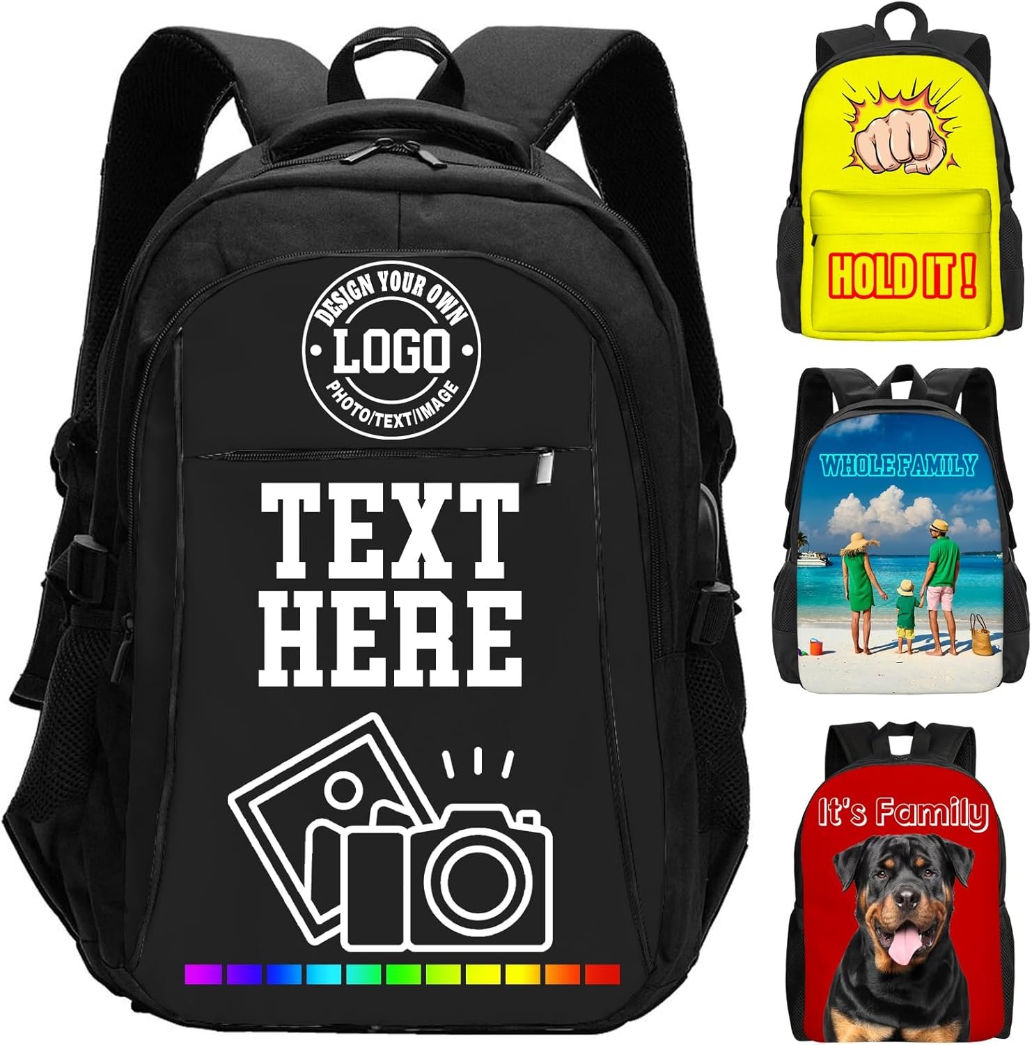 Private Label Large-Capacity Laptop Backpack Custom Logo Personalized Unisex Bookbag for Boys Girls Casual Travel Manufacturer Private Label Large-Capacity Laptop Backpack Custom Logo Personalized Unisex Bookbag for Boys Girls Casual Travel Manufacturer