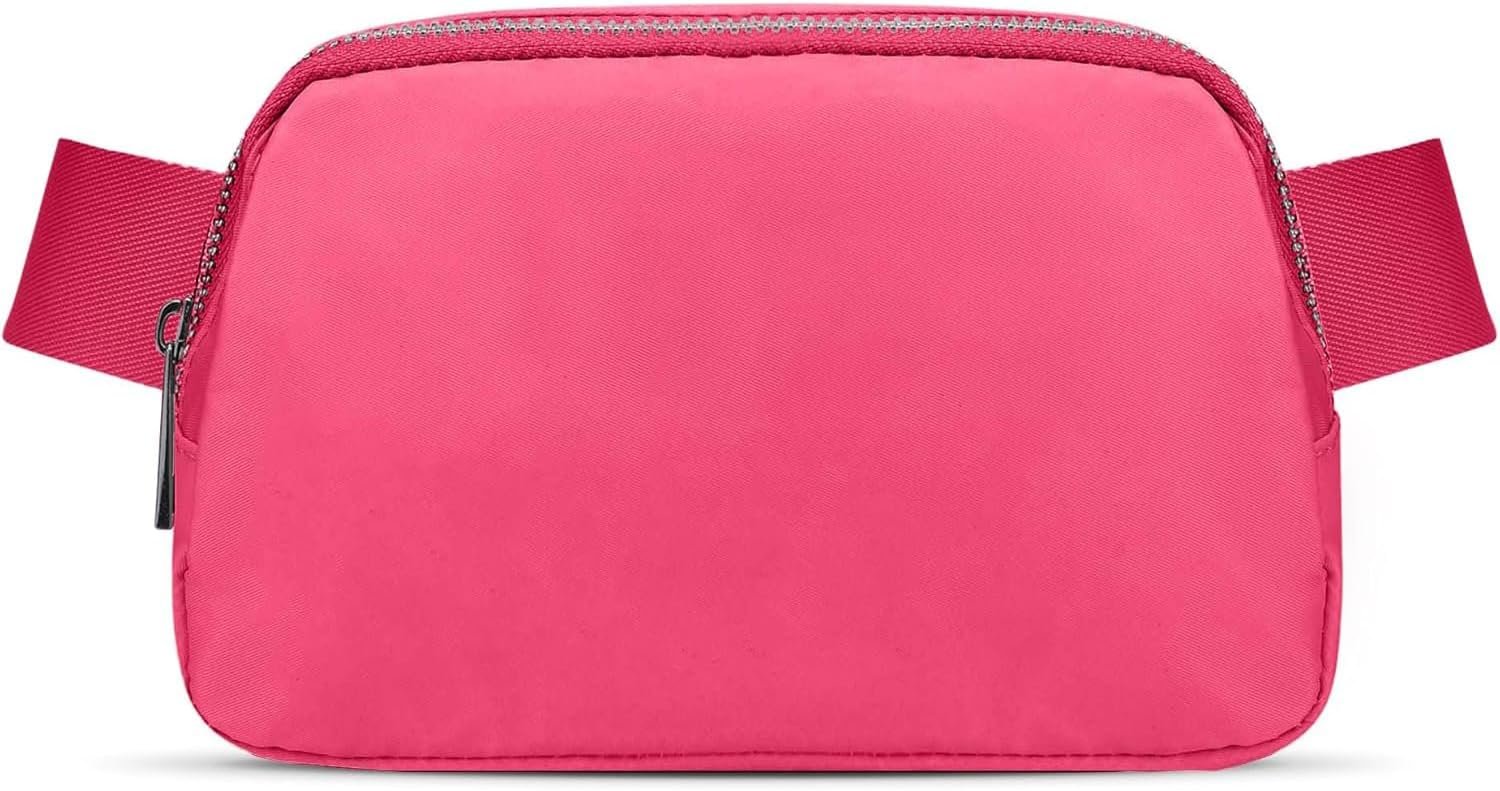 Private Label Mini Fanny Pack for Women & Men with Custom Logo, Valentines Day Gifts for Girls Teens Kids Daughter Sister, Trendy Crossbody Belt Bags Pink Glow Manufacturer