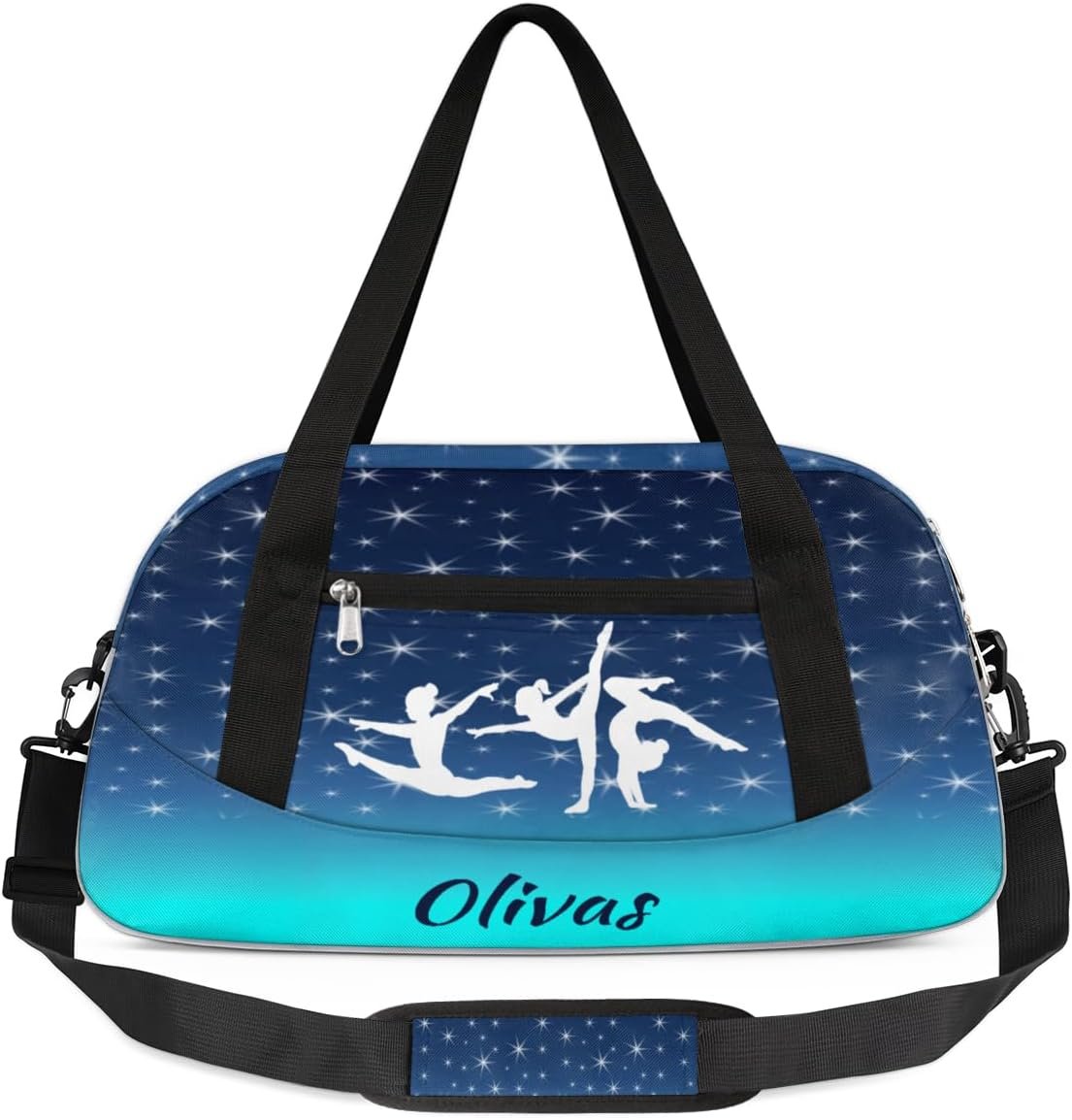 Private Label Personalized Gymnastics Dance Bag for Girls Custom Logo Duffel Weekender Travel Manufacturer