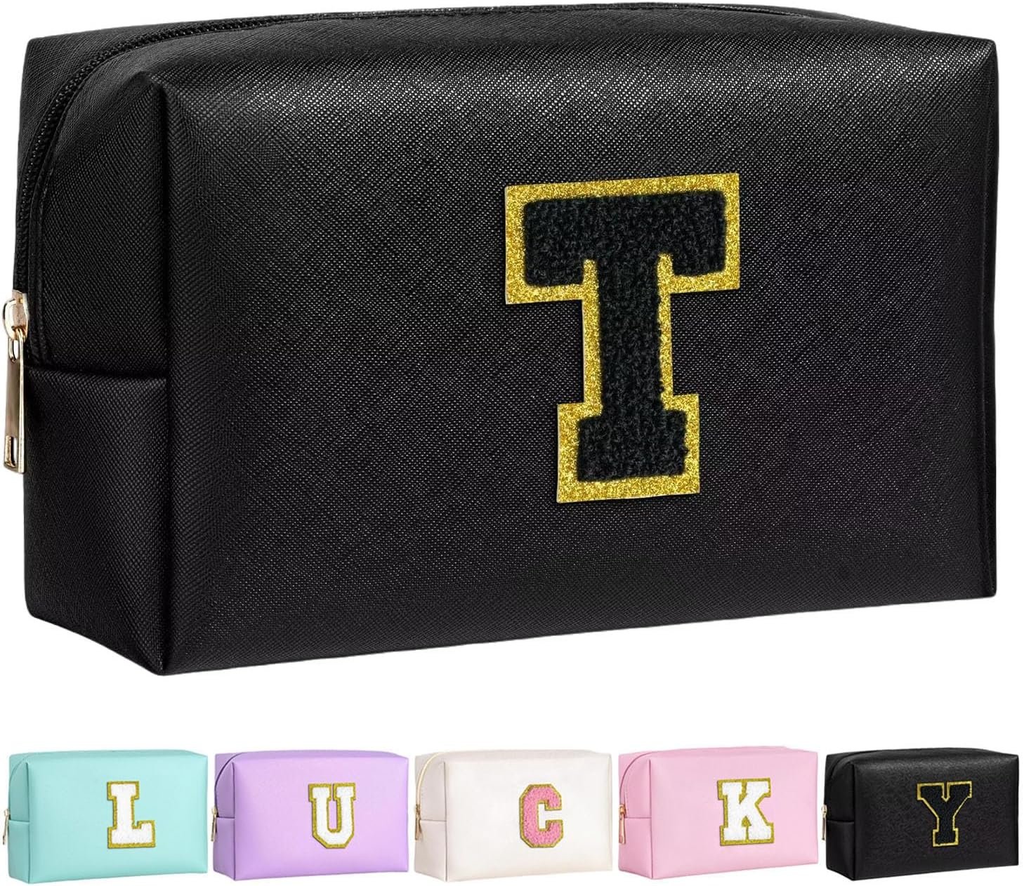 Private Label Personalized Preppy Patch Makeup Bag Waterproof PU Leather Travel Toiletry Bag with Zipper Custom Logo Cosmetic Bag Women Birthday Christmas Friend Gifts Factory Private Label Personalized Preppy Patch Makeup Bag Waterproof PU Leather Travel Toiletry Bag with Zipper Custom Logo Cosmetic Bag Women Birthday Christmas Friend Gifts Factory