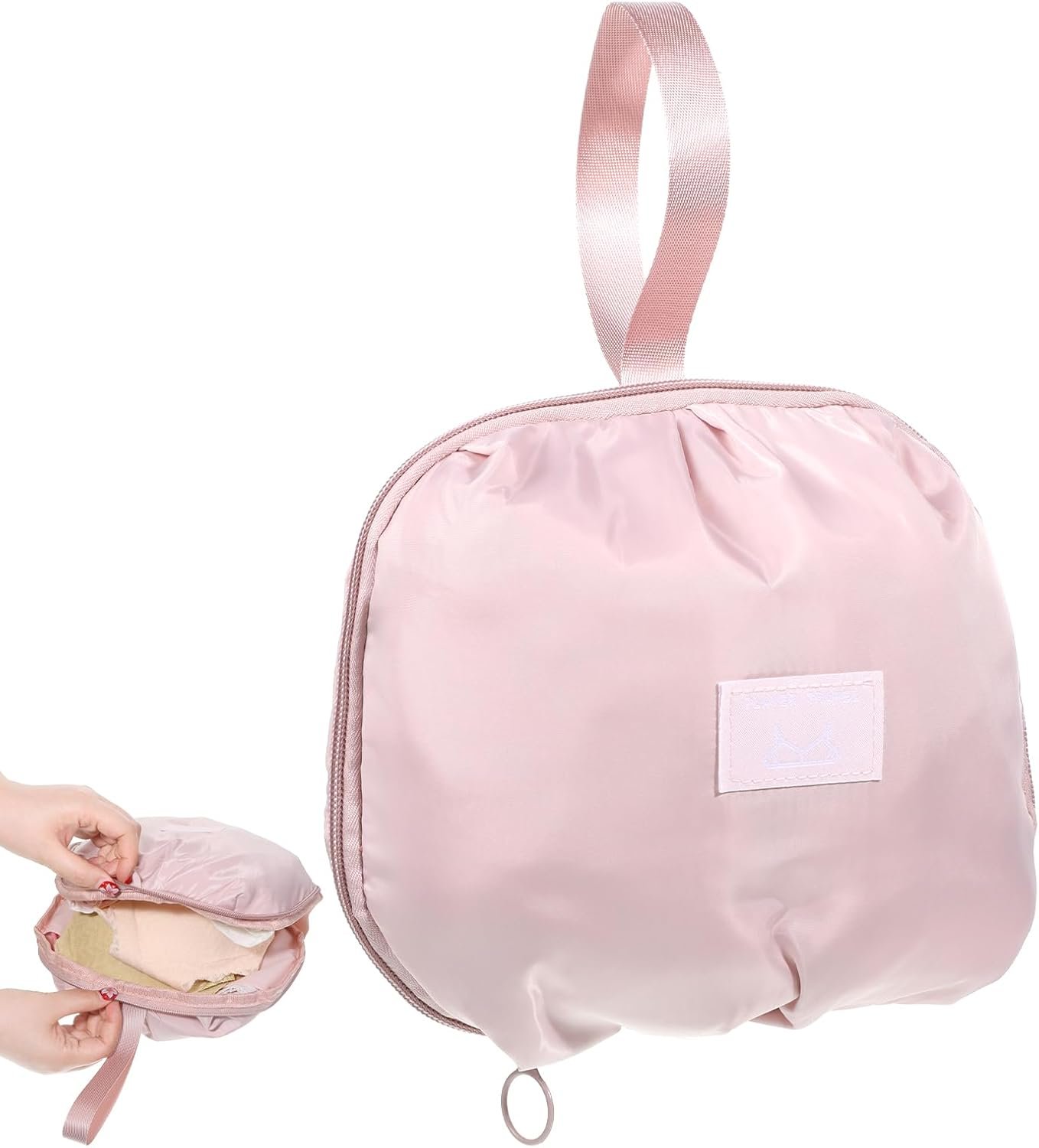 Private Label Travel Underwear Organizer Bag Portable Multi-Compartment Lingerie Storage Manufacturer with Custom Logo for Suitcases and Carry-Ons