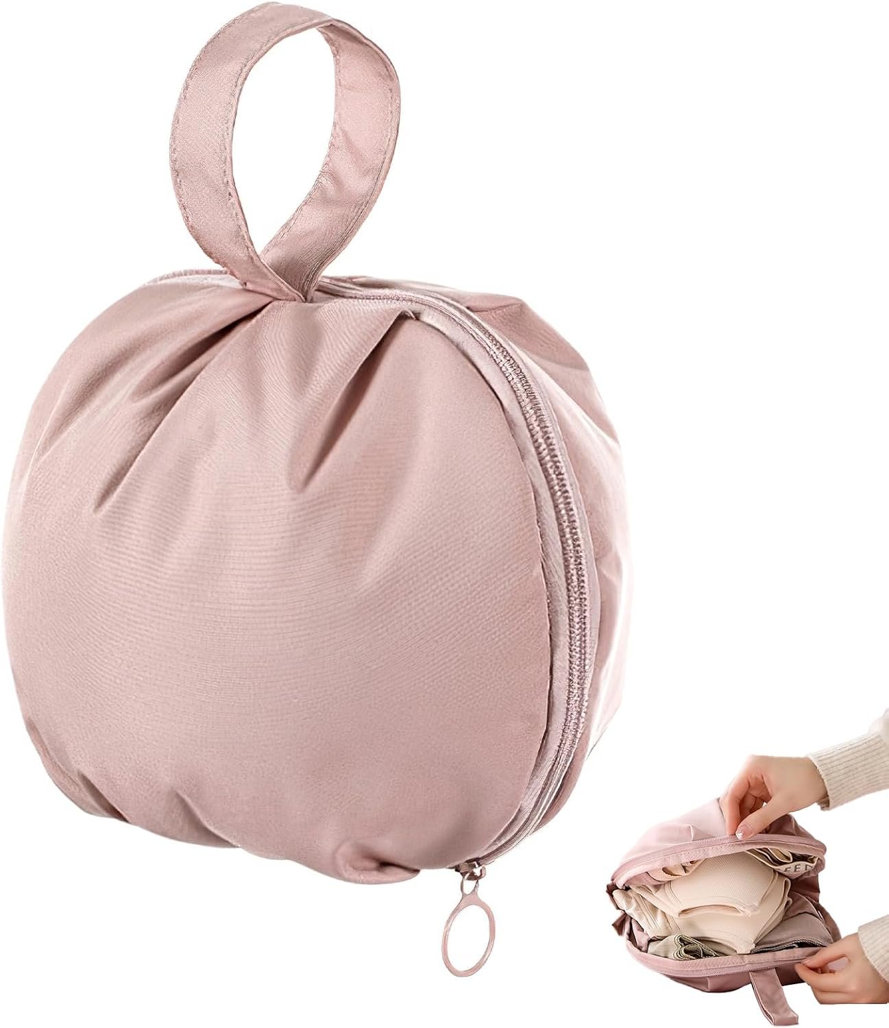 Private Label Travel Underwear Packing Cube for Women Custom Logo Portable Luggage Organizer Manufacturer Multi-Compartment Storage Bag for Clothes Bras and Accessories Ideal for Suitcases and Carry-Ons