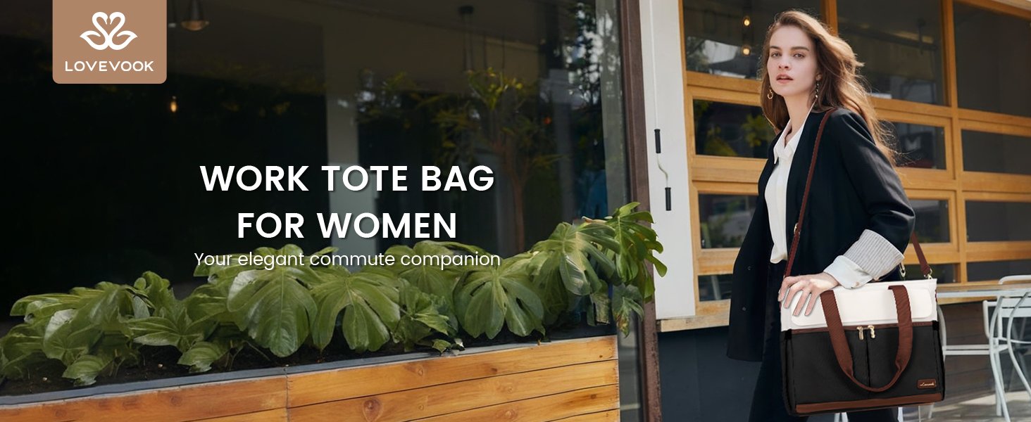 Private Label Teacher Tote Bag for Women 15.6 Inch Laptop Bag with Large Cup Pocket Custom Logo Large Capacity Multi Pockets Nurse Work Bag Professional Briefcase Business Purse Handbag Gifts Manufacturer Black